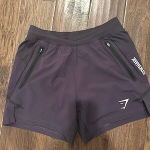 Mens Gymshark sz S plum colored athletic shorts